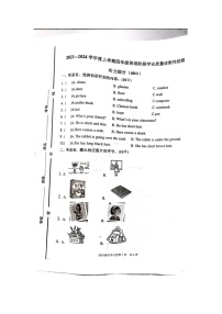 山东省临沂市罗庄区2023-2024学年四年级上学期11月期中英语试题