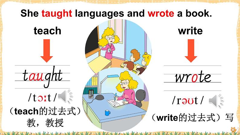 Module 2 Unit 1 She learnt English（课件+素材）外研版（三起）英语五年级下07