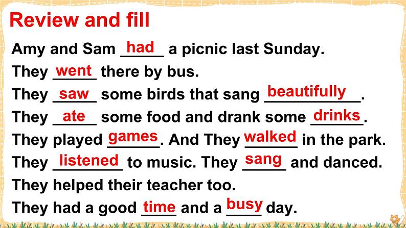 Review of Module 8（课件）外研版（三起）英语四年级下05