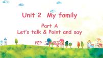 小学英语人教版 (PEP)三年级下册Unit 2 My family Part A一等奖ppt课件