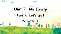 小学英语Unit 2 My family Part A完整版课件ppt