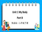 Unit 1 My Body Part B（课件+素材）陕旅版（三起）英语三年级下册