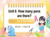 Unit 6 How many pens are there ？第三课时（Part E, Part F, Part G）（课件+素材）湘少版（三起）英语三年级下册