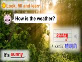 Unit 8 I like a sunny day there 第一课时（Part A，Part B）（课件+素材）湘少版（三起）英语三年级下册