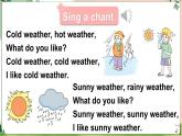 Unit 9 What's the weather like 第三课时（Part E，Part F,  Part G）（课件+素材）湘少版（三起）英语三年级下册