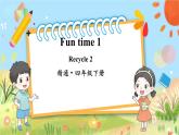 人教精通版英语 四年级下册 Fun Time 1Recycle 2 课件+音视频素材