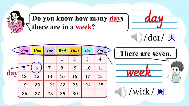 人教精通版英语 四年级下册 Lesson 19 课件+音视频素材05
