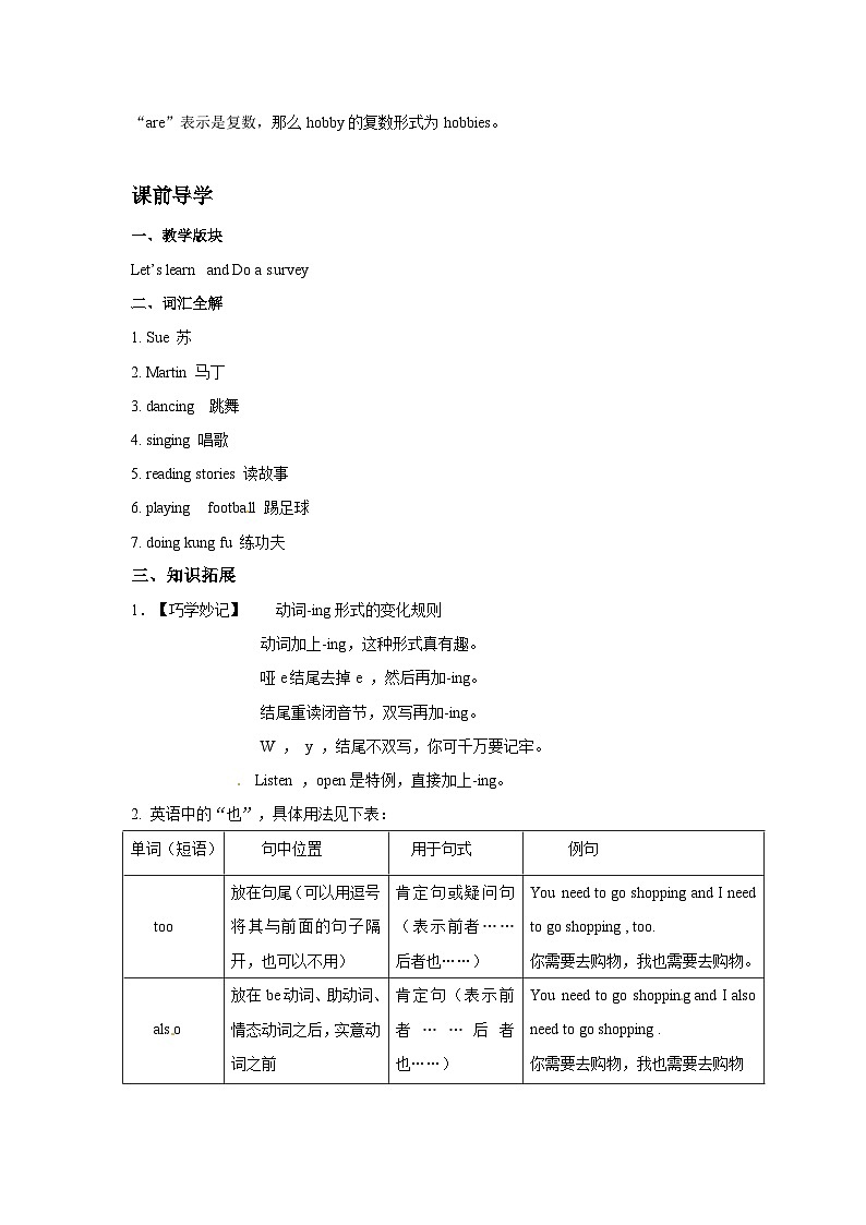 六年级英语上册Unit 4 I have a pen pal Period 2 （同步讲练测含答案）03