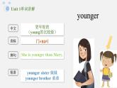人教版Pep六年級下冊 Unit 1 單詞講解課件