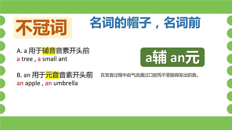 语法冠词讲解练习（课件）通用版英语六年级下册第4页