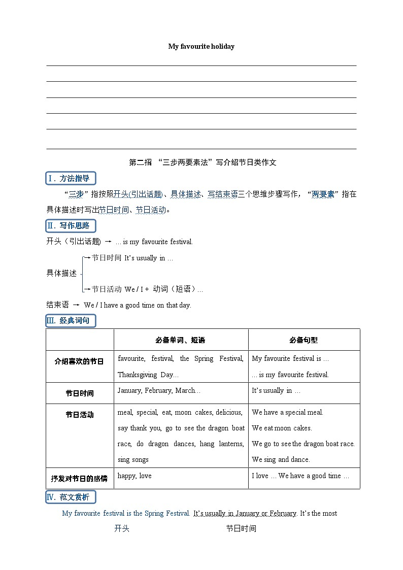 【期末复习】（译林三起）小学英语 2023-2024学年六年级上册 专题训练 专题13 写作提分法精讲+单元话题写作精练(含范文)02