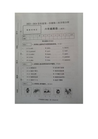 山东省菏泽市成武县联考2023-2024学年六年级上学期12月月考英语试题