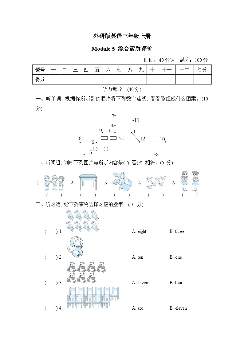 Module 5 综合素质评价第1页