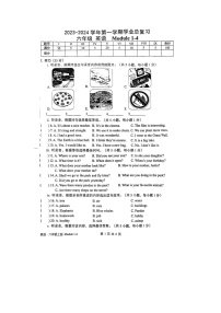 广东省深圳市盐田区2023-2024学年六年级上学期期末英语试题+