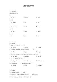 期末考前冲刺卷（试题）译林版（三起）英语五年级上册 (1)