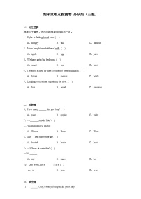 期末（试题）外研版（三起）英语六年级上册