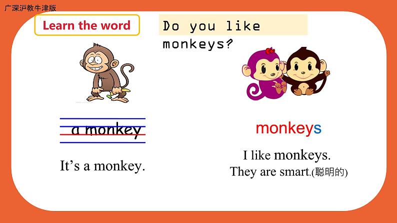 （广深）沪教牛津版六三制 3B Unit 4 Animals in the zoo Period 1  课件+教学设计05