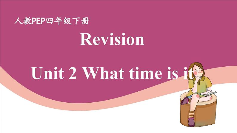 【期末复习】人教版PEP小学英语四年级下册Unit 2 What time is it 优质复习课件+教案+动画素材01