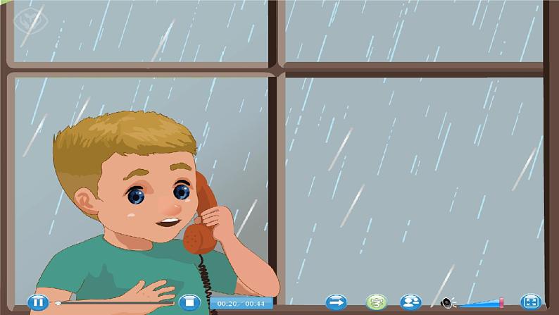 人教版PEP小学英语四年级下册Unit 3 Weather PB let's talk质课件+教案+练习+动画素材06