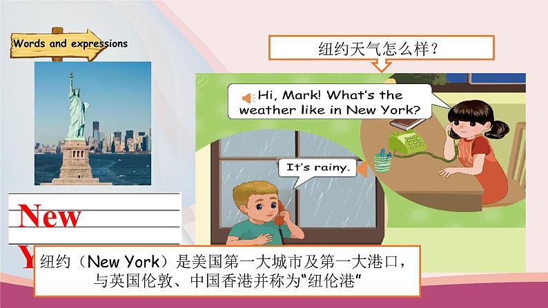 人教版PEP小学英语四年级下册Unit 3 Weather PB let's talk质课件+教案+练习+动画素材08