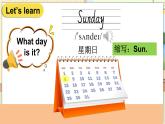 Unit 2 The days of the week 第1课时（Parts 1, 2 & 3）（课件+素材）2023--2024学年Join in 外研剑桥英语三年级下册