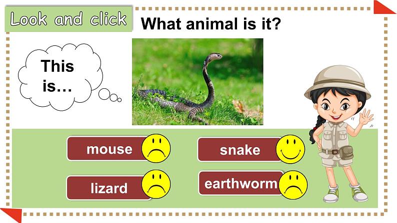 Unit 3  Animals 第2课时（Parts 3a, 3b & 4）（课件+素材）2023--2024学年Join in 外研剑桥英语四年级下册02