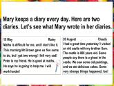 Unit 3 Mary’s diary 第2課時(shí)（Parts 2 & 3）（課件+素材）2023--2024學(xué)年Join in 外研劍橋英語(yǔ)六年級(jí)下冊(cè)