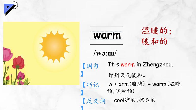 【核心素养】人教版PEP小学英语四年级下册 Unit 3《Weather》PA 第二课时let’s learn 课件+教案05