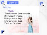 【核心素养】人教版PEP小学英语四年级下册 Unit 3《Weather》PB 第五课时let’s learn 课件+教案