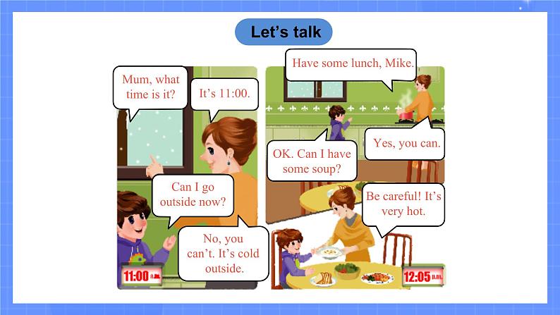 人教版pep英语四年级下册 Unit 3 Part A (第2课时)课件第2页