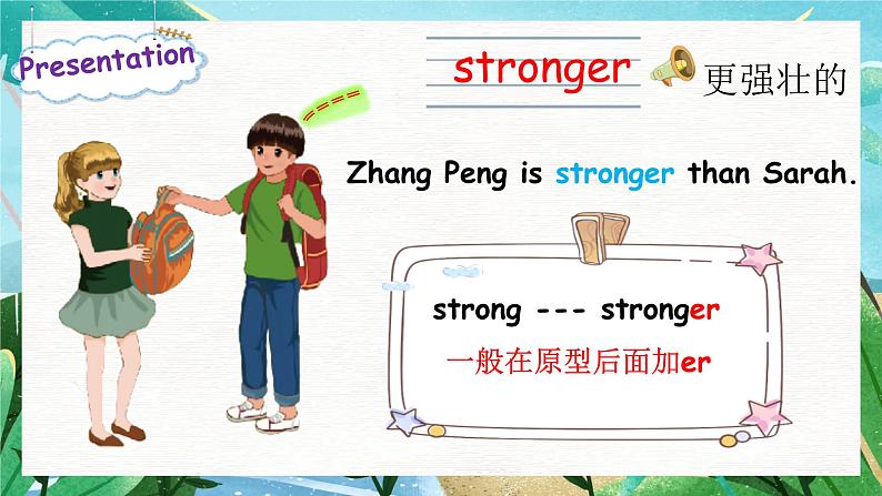 【人教PEP版】六下英语   Unit 1 How tall are you PB let's learn（课件+教案+练习+音视频动画素材）07