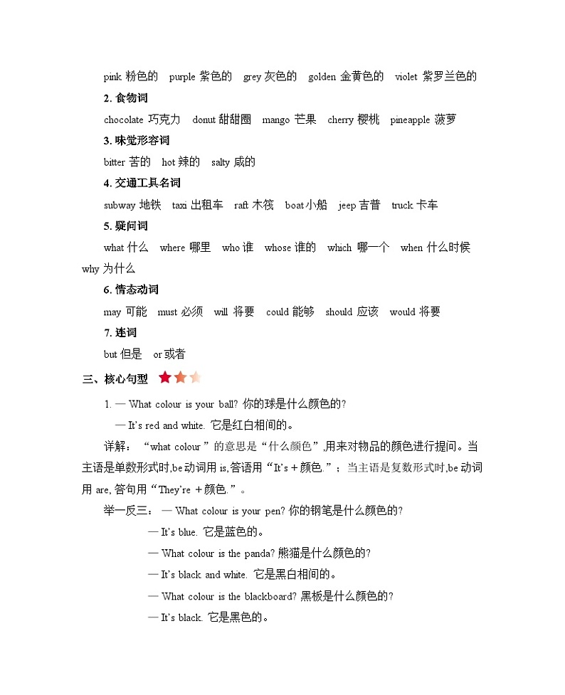 （广深）沪教牛津版六三制 3B Module 1-4 知识清单02