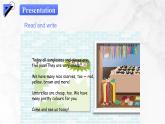 【核心素養(yǎng)】人教版PEP小學(xué)英語四年級下冊 Unit 6《Shopping》PB+C 第六課時(shí)Read and write&let's check&story time 課件+教案