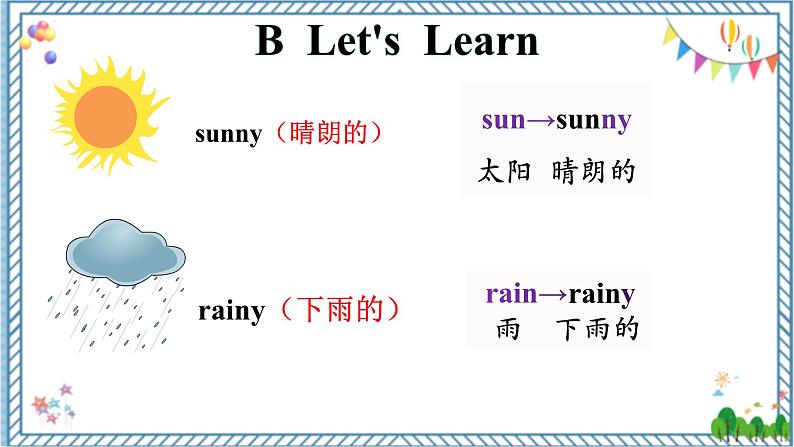 【湘少版】三下英语  Unit 9 What's the weather like？（课件+教案+学案+素材）06