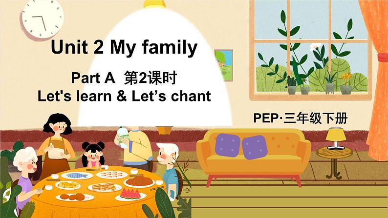 Unit 2 第2课时 A Let's learn&Let's chant第1页