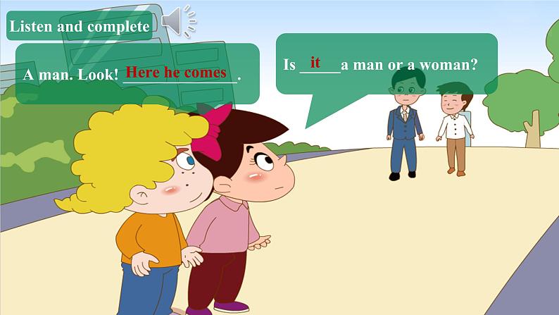 小学英语北京版六年级上册 Unit 6 What is he wearing？Lesson19 课件+课时教学设计+单元整体教学设计+素材06