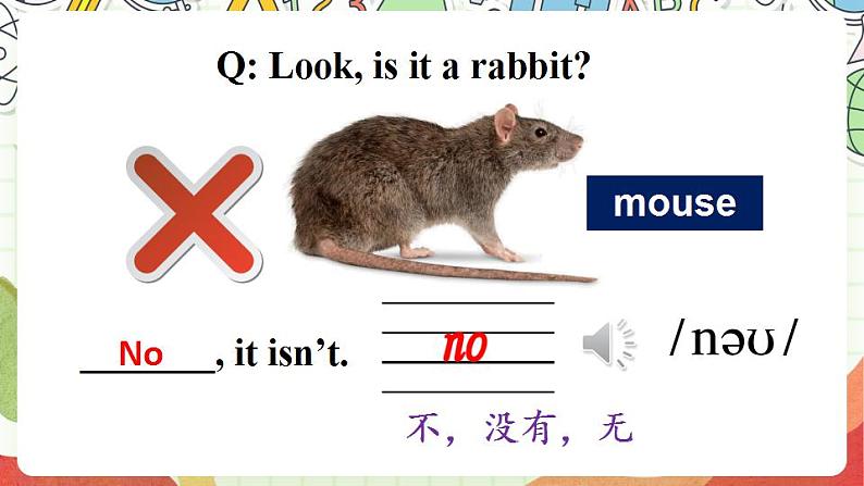 冀教版三起英语三下 Unit 1   Lesson 4 《Horses and rabbits》课件第5页