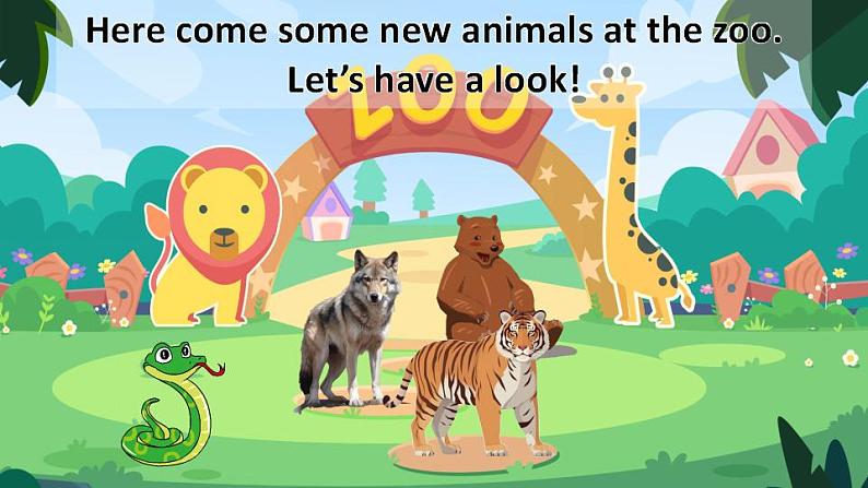 冀教版三起英语三下 Unit 2  Lesson 8 《Tigers and bears》课件+素材02