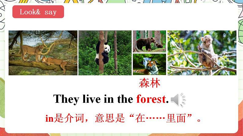 冀教版三起英语三下 Unit 2  Lesson 10《 Where do they live》课件+素材03