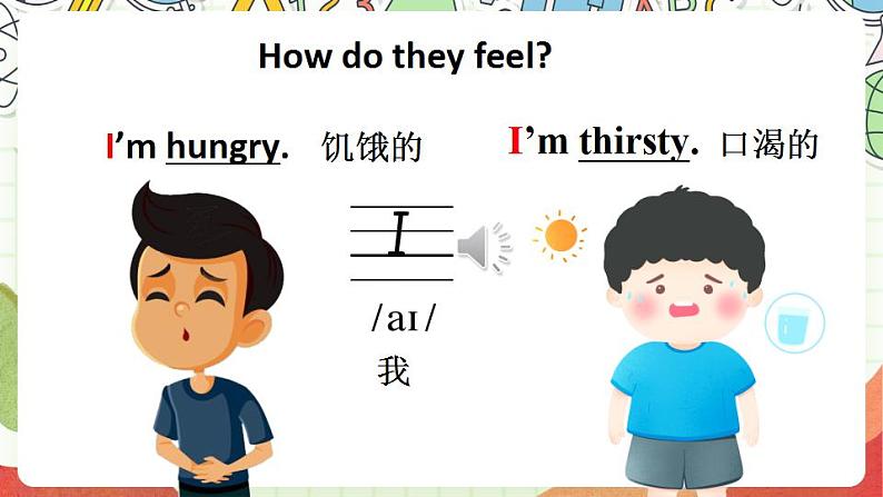 冀教版三起英语三下 Unit 3  Lesson 13《 I'm hungry》课件+素材08