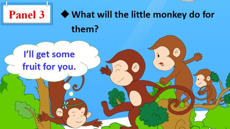 冀教版三起英语三下 Unit 4  Lesson 24《 A little monkey》课件+素材07