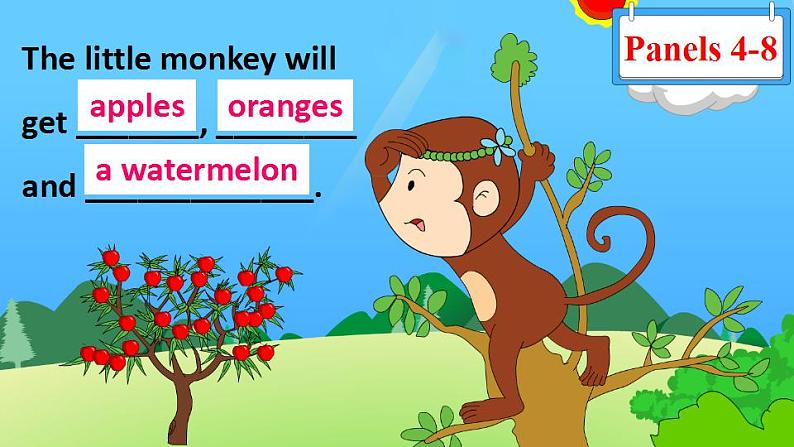 冀教版三起英语三下 Unit 4  Lesson 24《 A little monkey》课件+素材08