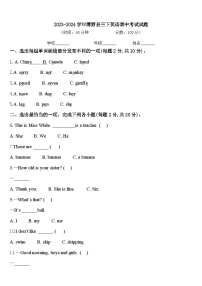 2023-2024学年博野县三下英语期中考试试题含答案