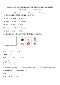 2023-2024学年吉林省松原市扶余县三年级英语第二学期期中综合测试试题含答案