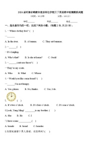 2024届河南省鹤壁市浚县科达学校三下英语期中检测模拟试题含答案