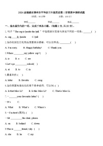 2024届福建省漳州市平和县三年级英语第二学期期中调研试题含答案