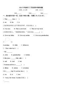 2024年凤城市三下英语期中调研试题含答案