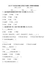 2024年广东省汕头市濠江区英语三年级第二学期期中检测试题含答案