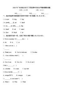 2024年广东省汕头市三下英语期中学业水平测试模拟试题含答案