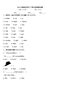 2024年衡南县英语三下期中经典模拟试题含答案